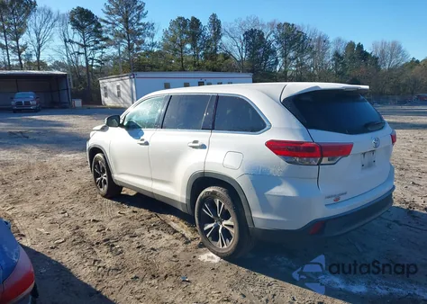2019 Toyota Highlander Le из США, поврежденный, VIN 5TDZARFH9KS046058